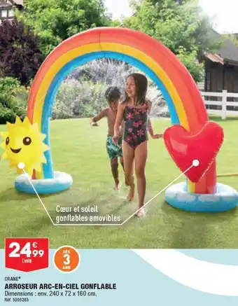 ALDI ARROSEUR ARC-EN-CIEL GONFLABLE offre