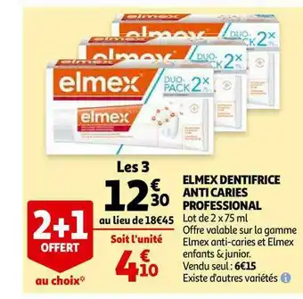 Elmex Dentifrice Anti Caries Professional