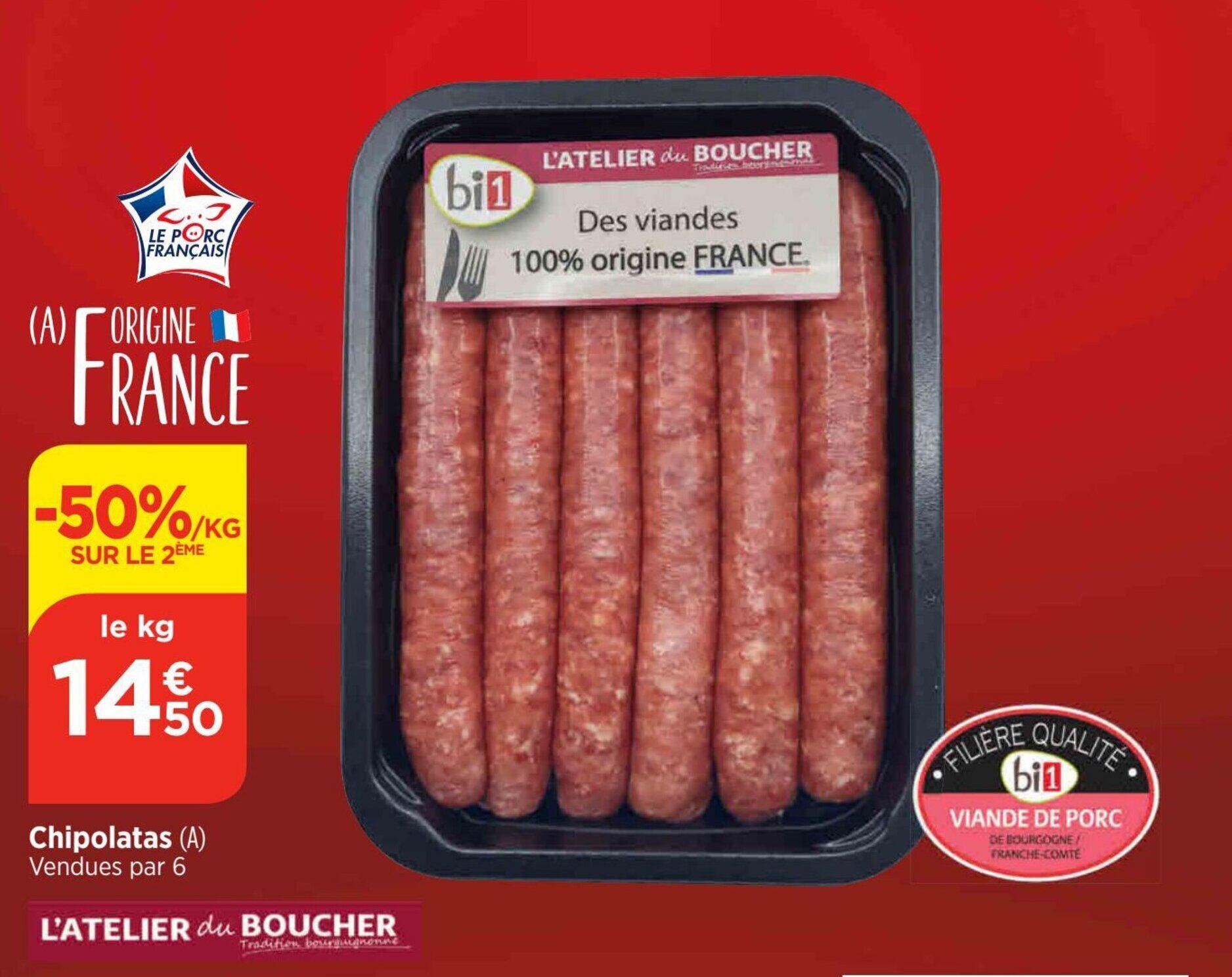 Bi1 Chipolatas (A) offre