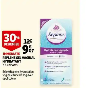 Auchan Replens Gel Vaginal Hydratant offre
