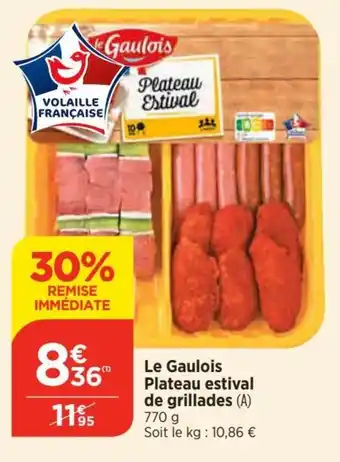 Bi1 Le Gaulois Plateau estival de grillades (A) offre