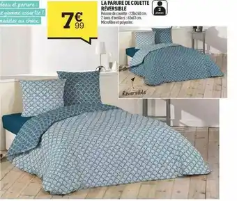 Centrakor La Parure De Couette Réversible offre