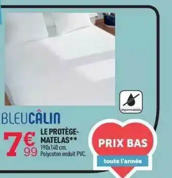 Centrakor Le Protège-matelas Bleucâlin offre