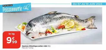 Saumon Atlantique entier vidé