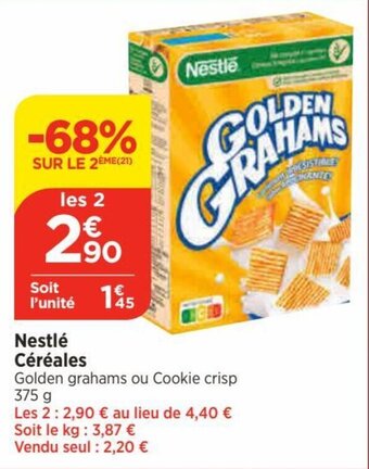 Bi1 Nestlé Céréales offre