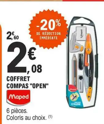 E.Leclerc Coffret Compas offre