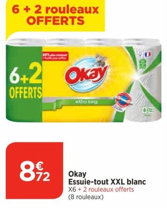 Bi1 Okay Essuie-tout XXL blanc offre