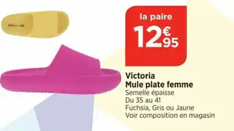 Bi1 Victoria Mule plate femme offre