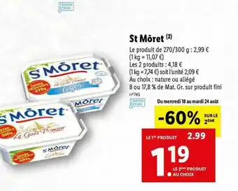 Lidl St Môret offre