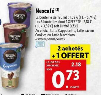 Lidl Nescafé offre