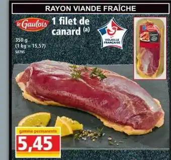 Norma 1 Filet De Canard Le Gaulois offre