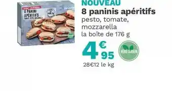Picard 8 Paninis Apéritifs offre