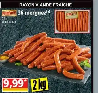 Norma 36 Merguez offre