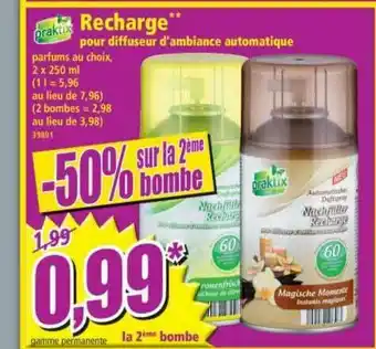Norma Recharge Pour Diffuseur D'ambiance Automatique Praktix offre