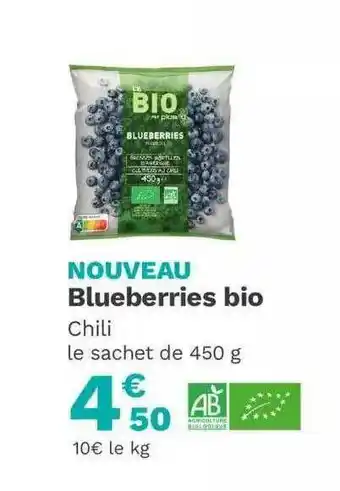 Picard Blueberries Bio offre