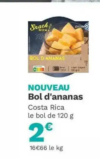 Picard Bol D'ananas offre