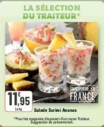 G20 Salade Surimi Ananas offre