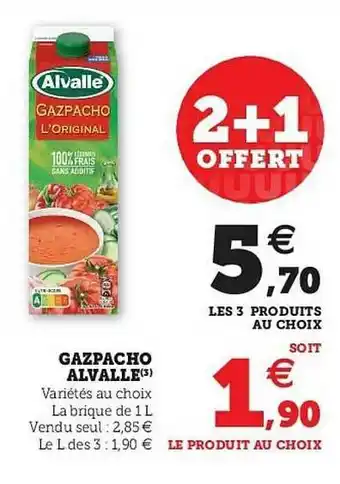 U Express Gazpacho Alvallé offre