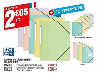Gamme De Classement School Life Oxford