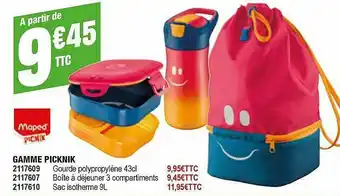 Plein ciel Gamme Picknik offre