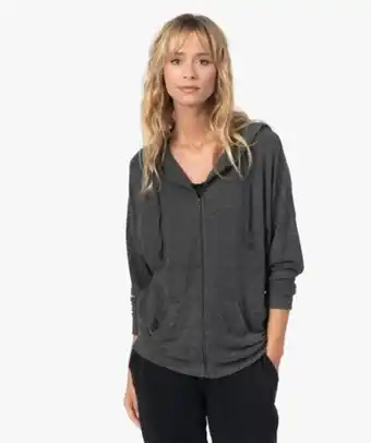 Veste d'intérieur femme en maille fine et douce