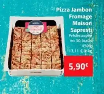 Colruyt Pizza Jambon Fromage Maison Sapresti offre