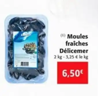 Colruyt Moules fraîches Délicemer offre