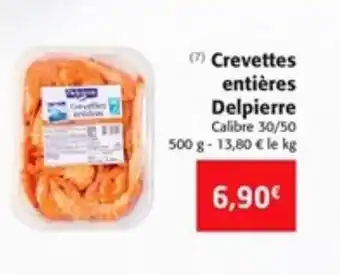 Colruyt Crevettes entières Delpierre offre