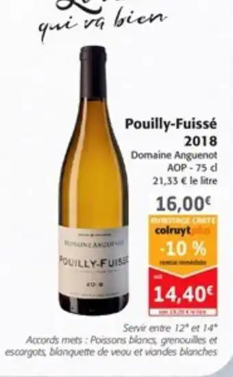 Pouilly-Fuissé 2018