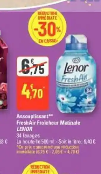 Assouplissant** Fresh Air Fraicheur Matinale LENOR