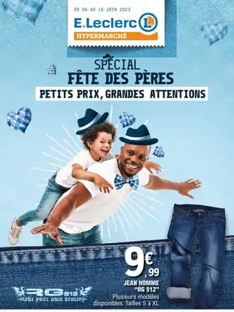 E.Leclerc JEAN HOMME "RG 512" offre