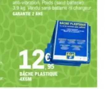 BACHE PLASTIQUE 4X6M