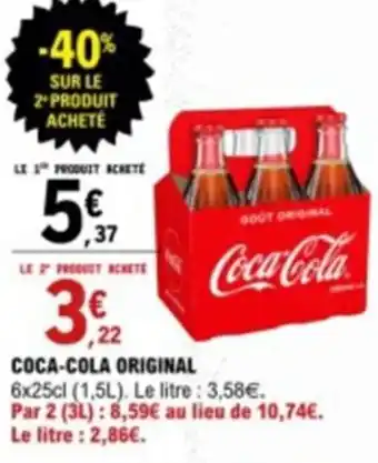 E.Leclerc COCA-COLA ORIGINAL offre