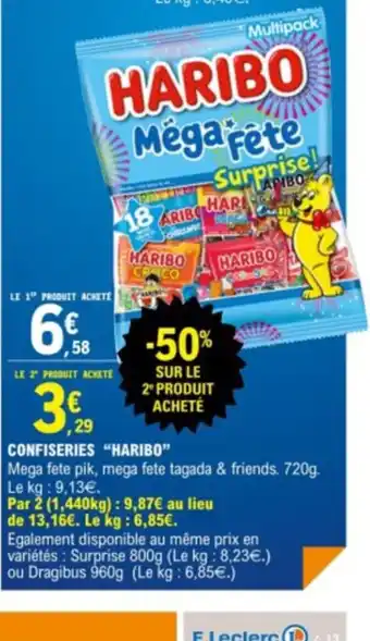 E.Leclerc CONFISERIES "HARIBO" offre