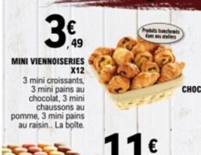 E.Leclerc MINI VIENNOISERIES offre
