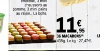 E.Leclerc 36 MACARONS offre