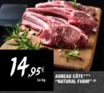 E.Leclerc AGNEAU CÔTE** "NATURAL FARM" offre