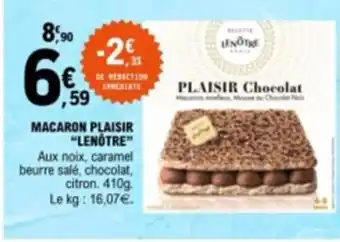 E.Leclerc MACARON PLAISIR "LENOTRE" offre