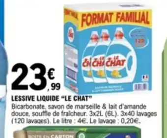 E.Leclerc LESSIVE LIQUIDE "LE CHAT" offre