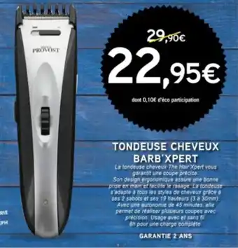 E.Leclerc TONDEUSE CHEVEUX BARB'XPERT offre