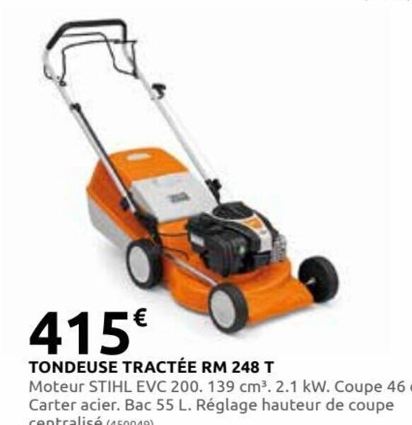 Rural Master TONDEUSE TRACTÉE RM 248 T offre