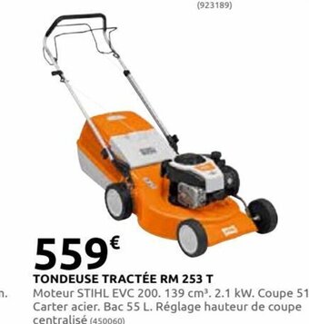Rural Master TONDEUSE TRACTÉE RM 253 T offre