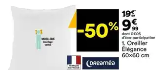 BUT Oreiller Élégance 60×60 cm offre