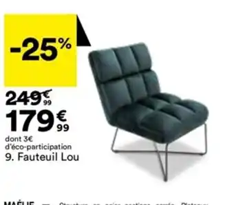 BUT Fauteuil Lou offre