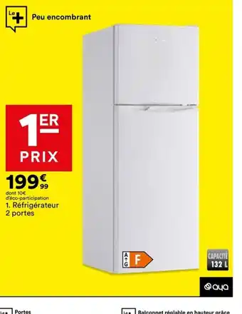 1. Réfrigérateur 2 portes