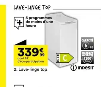 BUT 2. Lave-linge top offre