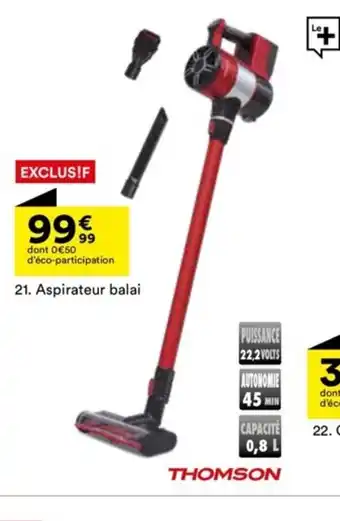 BUT 21. Aspirateur balai offre