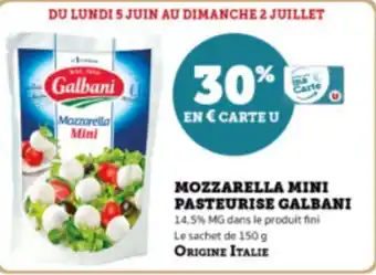 MOZZARELLA MINI PASTEURISE GALBANI