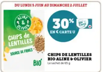 CHIPS DE LENTILLES BIO ALINE & OLIVIER