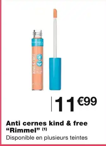Monoprix Rimmel anti cernes kind & free offre